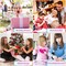 773Pcs Mermaid Charm DIY Bead Kit for Kids Girls with Pearl Starfish Shell, Ocean Beads with Mermaid for Bracelet Necklace Making